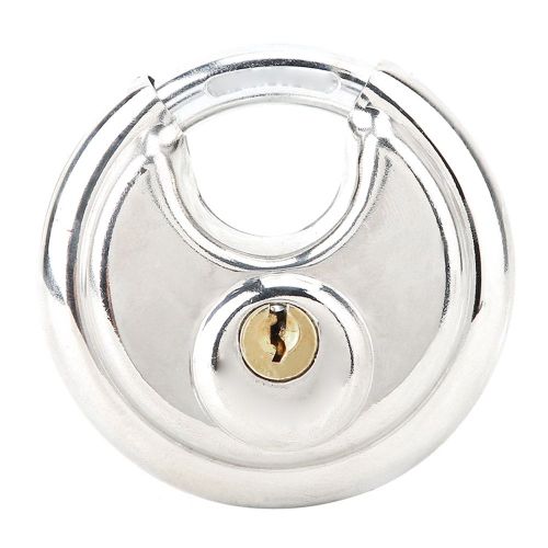 Cadenas antirouille en acier inoxydable 304 avec cle pour entrepots et jardins