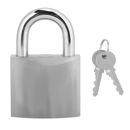 Cadenas lumineux en acier inoxydable de 50 mm avec deux cles