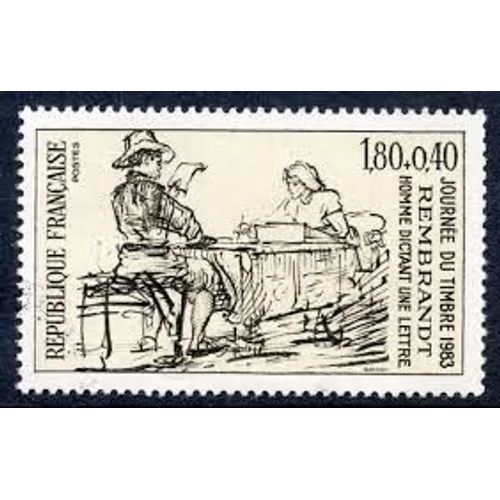 Journée Du Timbre : Oeuvre De Rembrandt Année 21983 N° 2258 Yvert Et Tellier Luxe