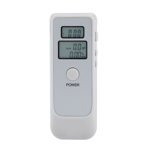 Ethylotest A Double Ecran Lcd Numerique Avec Horloge, Pour Une Conduite En Toute Securite