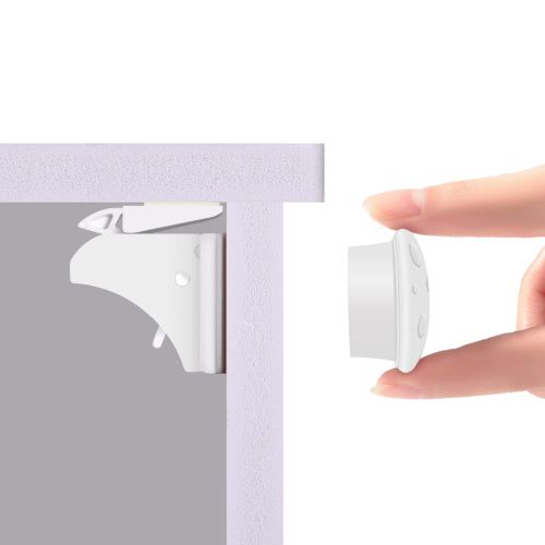 Ensemble De Serrures Magnetiques De Securite Pour Bebe, Serrures De Securite Pour Enfants, Serrures Cachees A L'epreuve Des Tout-Petits Ejoyous