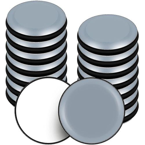 Patins pour meubles. Lot de 16 patins ronds autocollants en PTFE et Téflon.