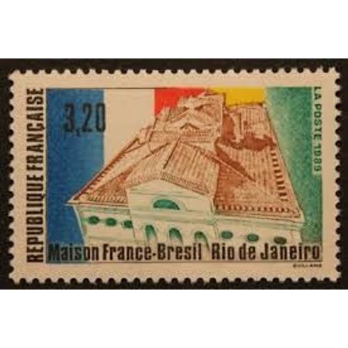 La Maison France-Brésil À Rio De Janeiro Année 1990 N° 2661 Yvert Et Tellier Luxe