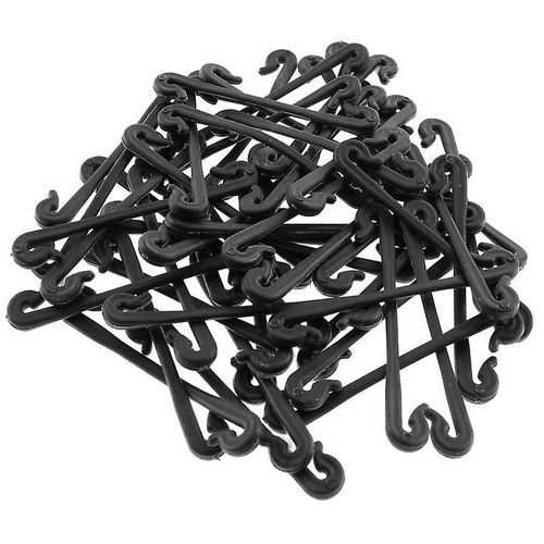 Lot de 100 attaches pour treillis de vigne, tiges de raisin, attaches pour vigne, clips de support pour plantes de jardin, boucles de fruits, crochets, fourche fixe, attaches de culture pour la formation de la vigne