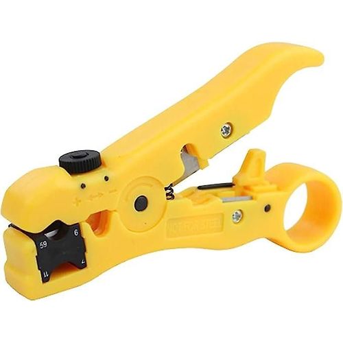 Pince à dénuder universelle, outil de dénudage, outil de coupe pour dénudeur de fil, pince à dénuder coaxiale RG 59/6/7/11 Cat5/6 UTP, pour câble coaxial de 125 mm