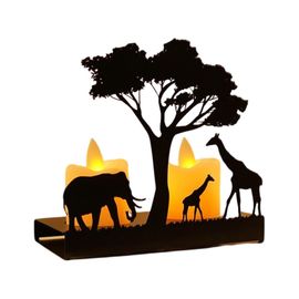 Chandelier créatif en métal, élan, girafe, éléphant, cadeau de Saint-Valentin, fête des mères, artisanat, ornements - tendance