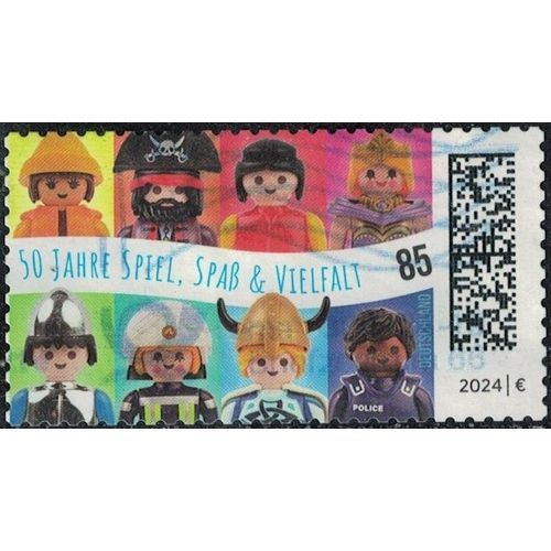 Allemagne 2024 Oblitéré Used Figurines Jouets Playmobil Su