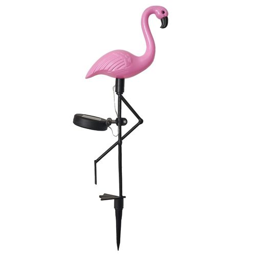 Lampe Solaire De Jardin, Lampe De Pelouse Flamant Rose, Lampe De Jardin Extérieure Étanche Pour Jardin Décoratif, Lampes Solaires De Cour
