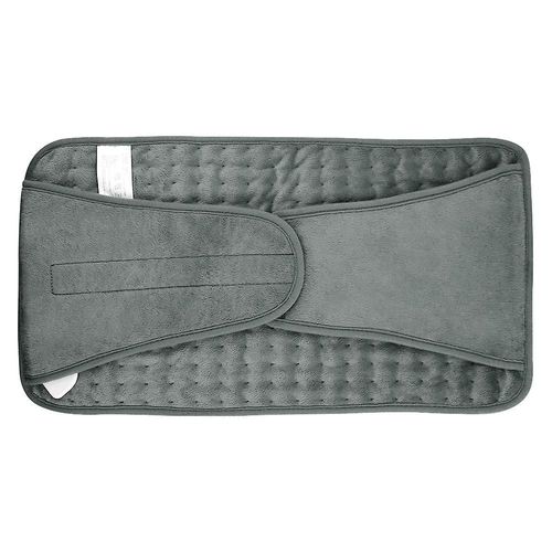 Coussin chauffant électrique 126 x 30 cm avec arrêt automatique et protection contre la surchauffe, 6 niveaux de température et 4 réglages de temps, pour le dos, le cou et la nuque