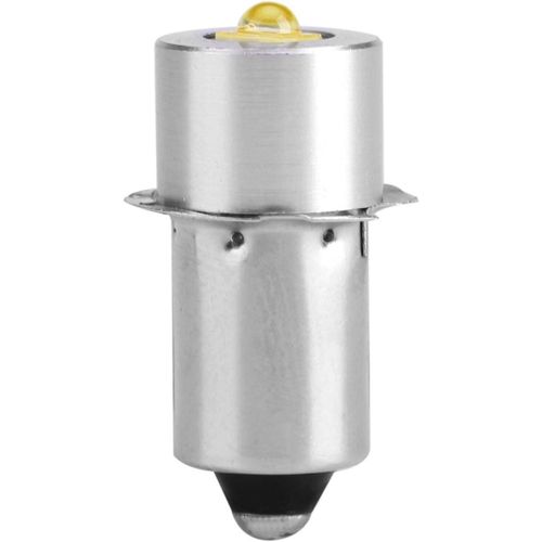 KAL-Torche Lampe De Poche De 3W P13.5S Module À Led Ultra Puissante 160 180Lm Ampoules De Rechange Torche Spot Light Idéal Pour Camping Randonnée Situations D'Urgence(Warm White 4 12V)