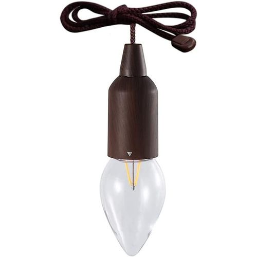 KAL-Ampoule Led À Piles, À Pile, Portable, Ip44, Étanche, Rétro, Décoration Mobile, Veilleuse Intérieure Et Extérieure