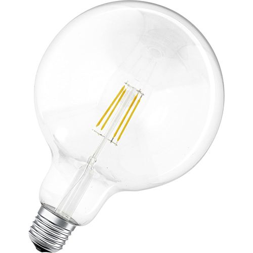 Kal-Lampe Led Smart Avec Bluetooth, Globe À Filament, E27, Dimmable, Remplace Les Lampes À Incandescence Par 50w, Blanc Chaud(2700k),Contrôlable Avec Google,Alexa Et Apple Voice Control,Smart+ Bt