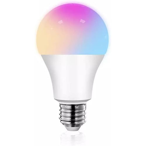 Kal-- Ampoule Led Intelligente 10w Wifi E-27 Rgb - Compatible Alexa Et Google Home - Multicolore - Économie D'énergie - Synchronisation Musicale