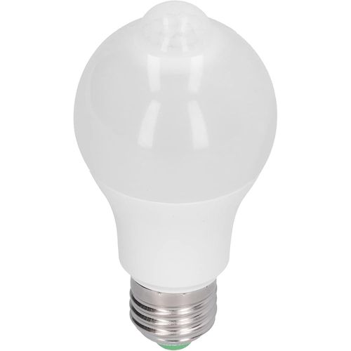 Kal-85-265v 12w E27 Ampoule Led Pir Détecteur De Mouvement Ampoule Led Ampoule À Induction Lampe Pour Couloir Chambre Escalier Couloir(Lumière Blanche Chaude)