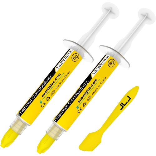 KAL-Pâte Thermique, 12G Cpu Pâte Thermique Pour Dissipateur Thermique Pour Ic/Processeur/Cpu/Xbox, Conductivité Thermique Très Élevée, Longue Durée De Vie, Application Sûre, Non-Conductrice
