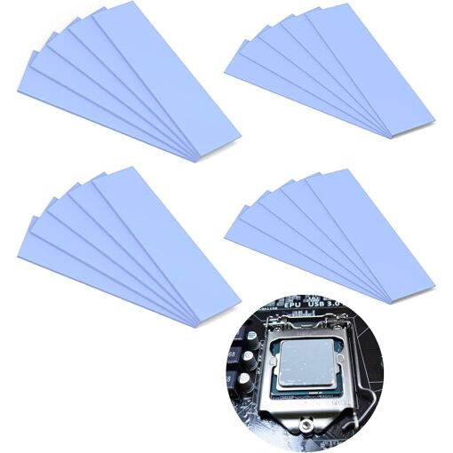 KAL-Pad Thermique Cpu, Dissipateurs Thermiques, Silicone Conducteur...