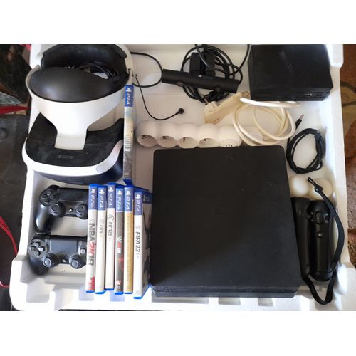 Ps4 1 To + 2 Manettes + Vr + Ps Move + Caméra + 7 Jeux Et Multiprise 3500w