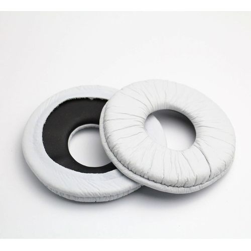 KAL-Paire De Coussinets 70Mm Compatibles Avec Casque Sony Mdr-Zx100, Zx300, V150, V300 -Coussinets D'Oreille De Rechange (70Mm, Blanc)