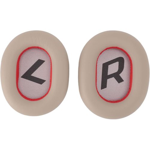 KAL-Oreillettes De Remplacement Pour Plantronics Backbeat Pro2 Se, Pour Voyager 8200 Uc, Coussinets D'Oreille En Cuir Protéiné Souple Pour Casque (White)