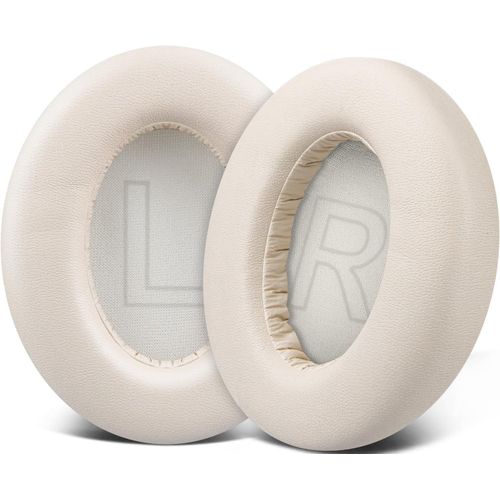 KAL-Coussinets De Rechange Pour Anker Soundcore Life 2 (Non Compatibles Avec Life 2 Neo)/Q20/Q20+/Q20I/Q20Bt Casques, Coussinets D`Oreille En Cuir Protéiné Plus Doux, Mousse D`Isolation Phonique