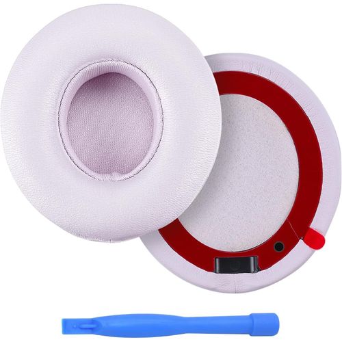 KAL-Remplacement Coussinets D'Oreille Pour Beats Solo 4 Wireless Casque Memory Foam Et Protein Pu Coussinet Casque \U2013 Coussinets De Rechange \U2013 Rose