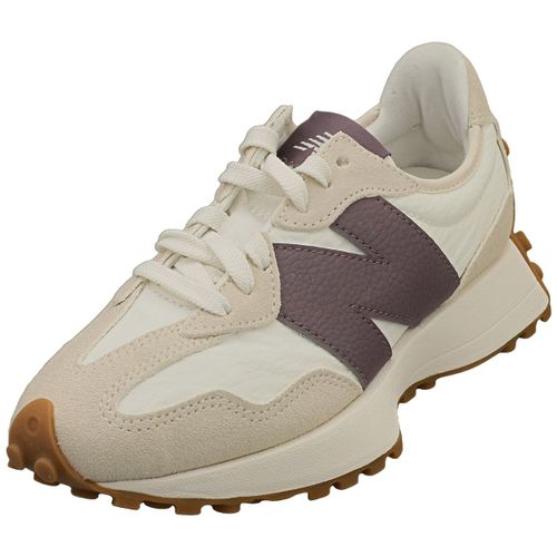 New Balance 327 Beige Blanc - Baskets Femme De Mode