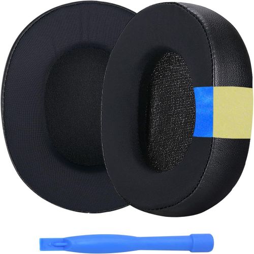KAL-Remplacement Coussinets D'Oreille Pour Steel Series Arctis 1/3 / 5/7 / 9 / Pro & Prime Wireless Casque Etc. Par -Gel Réfrigérant Coussinet -Noir