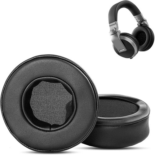 KAL-Coussinets De Rechange Compatibles Avec Les Casques Pioneer Hdj-X10 Hdj-X7 Dj Hdj-X5 Coussinets Avec Cuir De Protéine Plus Doux/Mousse Mémoire