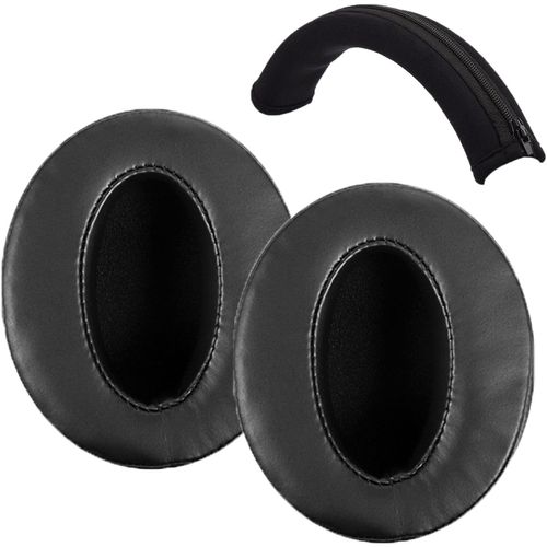 KAL-Housse De Protection Pour Casque Sennheiser Hd450Bt -Coussinets De Rechange Pour Écouteurs Sennheiser Hd450Bt -En Cuir Protéiné