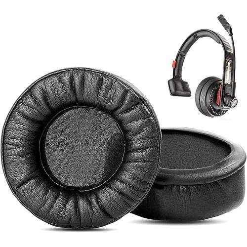KAL-Coussinets De Remplacement Compatible Avec Plantronics Voyager 104 Headset Coussinets D'Oreille En Cuir Protéiné Plus Doux/Mousse À Mémoire De Forme