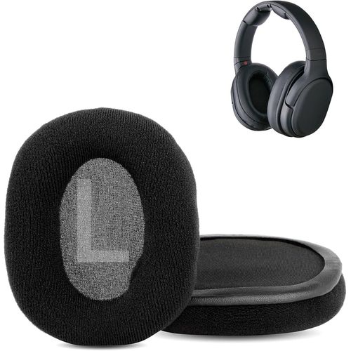 KAL-Tissu Doux Remplacement Des Coussinets Compatible Avec Sony Wh-L600 Wh L600 Headphone Coussinets D'Oreille (Tissu Doux/Mousse Haute Densité)
