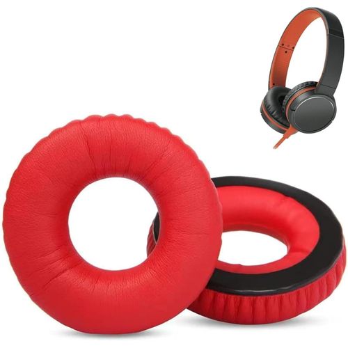 KAL-Prime Coussinets De Remplacement Compatible Avec Sony Mdr-Zx660Ap Zx660 Ap Headphone Coussinets D'Oreille (Cuir Protéiné/Mousse À Mémoire De Forme)