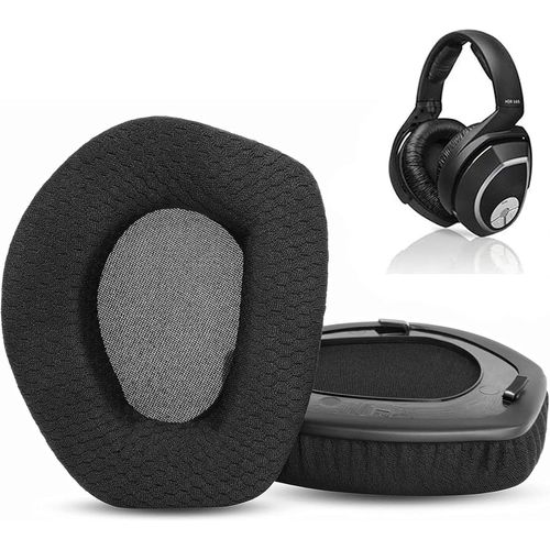 KAL-Remplacement Coussinets Compatible Avec Sennheiser Hdr165/175/185/195 Rs165/175/185/195 Wireless Headphones Coussinets D'Oreille En Tissu Respirant/Mousse Haute Densité