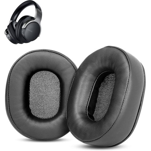 KAL-Prime Coussinets De Remplacement Compatible Avec Ausdom Anc8 Anc8 Headphone Coussinets D'Oreille (Cuir Protéiné/Mousse À Mémoire De Forme)