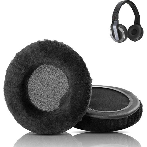 KAL-Coussinets D'Oreille Souples De Remplacement Compatibles Avec Le Casque Pioneer Hdj500 Hdj 500 Hdj-0 Coussinets D'Oreille En Tissu Confortable Et Mousse À Mémoire