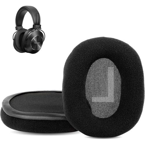 KAL-Tissu Doux Coussinets De Remplacement Compatible Avec Pioneer Se-Ms7Bt Ms9Bn Ms5T Headphones Coussinets D'Oreille (Tissu Doux/Mousse Haute Densité)