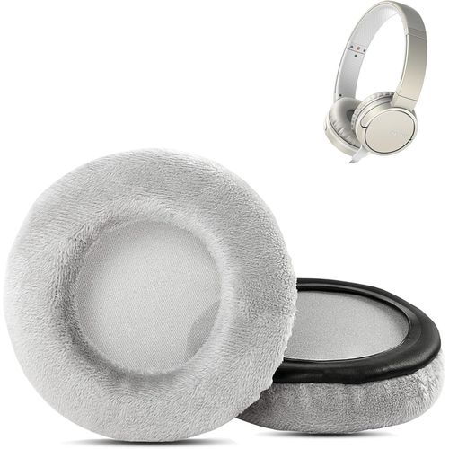 KAL-Tissu Doux Coussinets De Remplacement Compatible Avec Sony Mdr-Zx660 Mdr Zx600 Headphone Coussinets D'Oreille (Tissu Doux/Mousse Haute Densité)