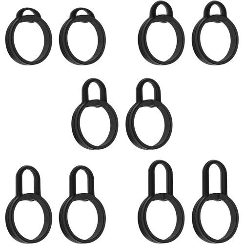KAL-Lot De 5 Paires De Bouchons D'Oreille En Silicone Compatibles Avec Sony Linkbuds Wf-L900 -Crochets D'Oreille Antidérapants -Accessoires Xs S M L Xl -5 Tailles -Noir