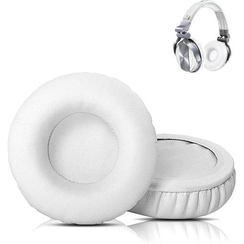 KAL-Oreillettes Compatibles Avec Pioneer Hdj2000 Hdj1500 Hdj1000 Hdj 2000 Hdj 1500 1000 Coussin De Remplacement Pour Casque (Cuir Protéiné/Mousse À Mémoire De Forme)