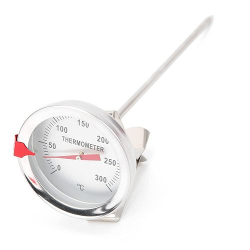 Kal-Thermomètre À Friture Avec Lecture, Mesure Des Aliments Chauds Dans Le Bac À Huile, Thermomètre À Cadran De 50 ¿ À 300 ¿ Avec Cadran De 5 Cm Pour Gril À Friture, Dinde, Bonbons,