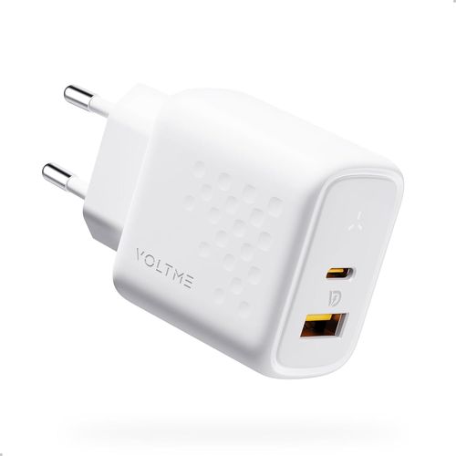 Chargeur Gan Iii 45w Blanc, 2 Ports Usb & Usb-C Pour Iphone 15/Pro, Macbook Air, Samsung Galaxy S23/S22+/S21, Note 20/10, Ipad Pro, Pixel, Huawei