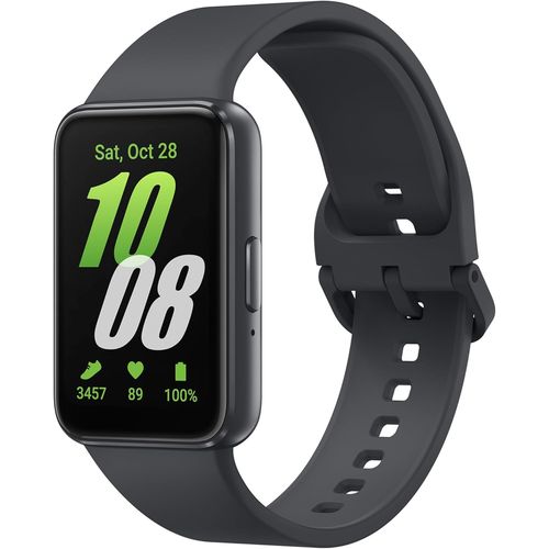 Galaxy Fit3 - Montre Connectée Avec Écran Amoled De 40 Mm, Corps En Aluminium, Suivi Complet De L¿Activité Physique Et De La Santé, Batterie Jusqu¿À 13 Jours, Charge Rapide, 5 Atm, Gris