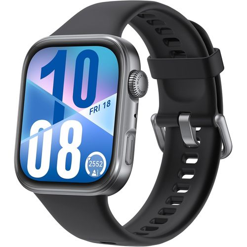 Watch Fit 4 Montre Connectée, 100+ Modes D'entraînement, Ultra-Fine, Tracker D'activité, Ios Et Android, Autonomie De La Batterie Jusqu'à 10 Jours, Gps, Garantie Prolongée De 6 Mois, Noir