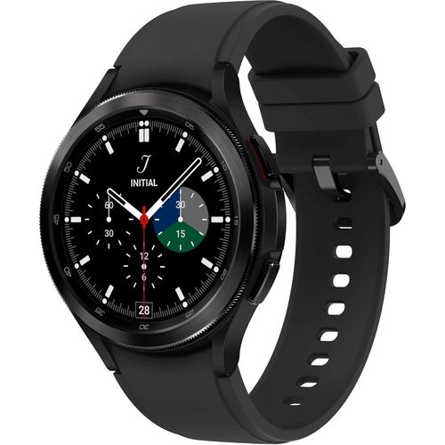 Galaxy Watch4 Classic Bluetooth, 46 Mm, Noir -Montre Connectée Intelligente, Lunette Tournante, Santé, Bien-Être, Sport, Imc, Ecg \U2013 Version Fr
