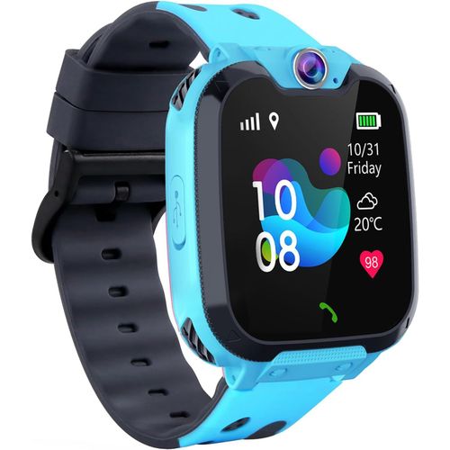 Montre Connectée Enfant Avec Appel, Montre Telephone Avec Sim 16 Jeux Caméra Musique Mp3 Réveil Hd Écran Tactile Et Carte Sd Interne, Montre Intelligente Enfant Cadeaux Pour Filles Garçons
