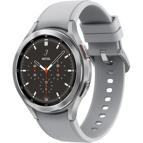 Galaxy Watch4 Classic 46 Mm Smartwatch Smartwatch Acier Inoxydable, Virole Rotative, Surveillance Bien-Être, Fitness Tracker, Argent 2021