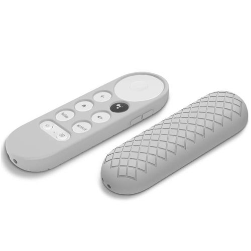 Étui de télécommande pour Google Chromecast Smart TV 2020. housse de protection en Silicone. Anti-chute. antidérapant. souple. pour télécommande TV--Grey