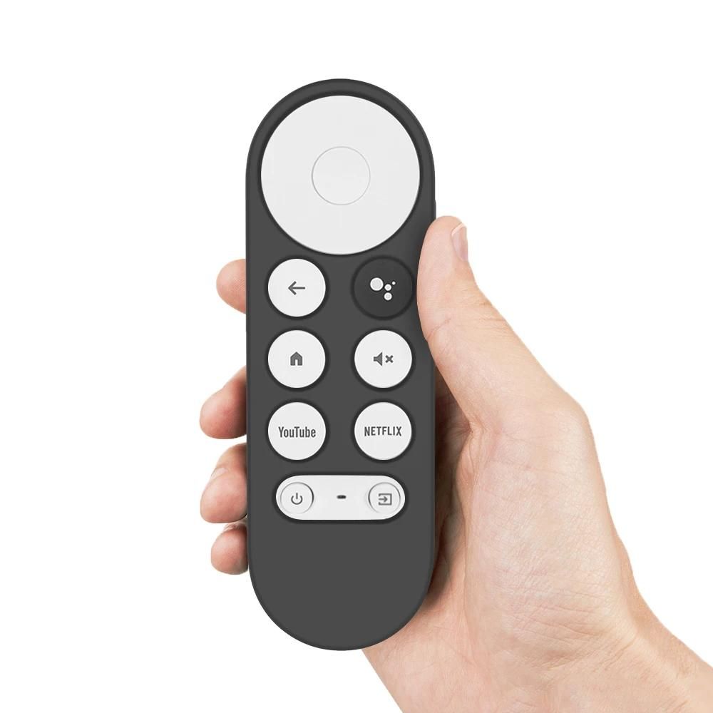 tui de tlcommande pour Google Chromecast Smart TV 2020. housse de protection en Silicone. Anti-chute. antidrapant. souple. pour tlcommande TV--Noir image 5 | Rakuten