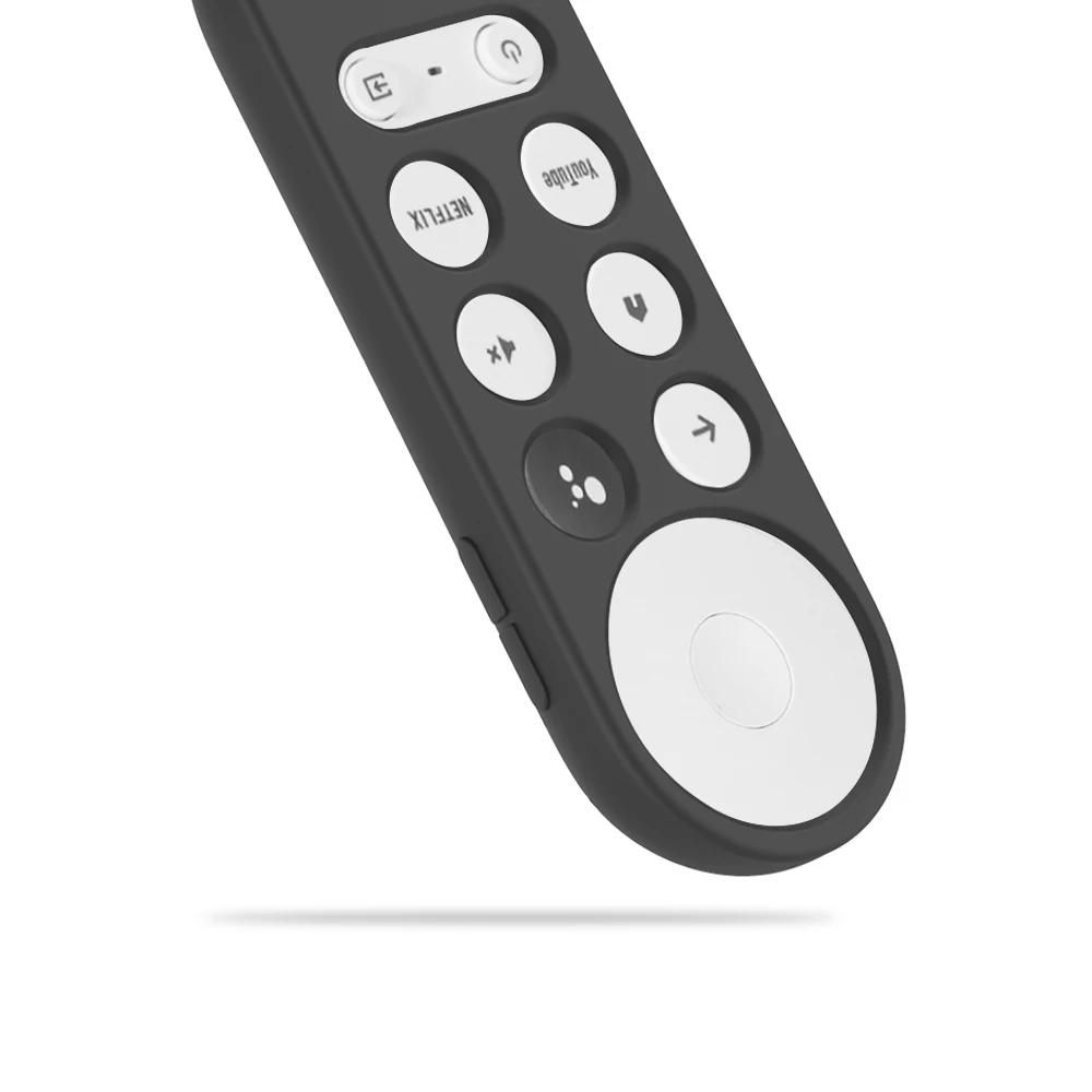 tui de tlcommande pour Google Chromecast Smart TV 2020. housse de protection en Silicone. Anti-chute. antidrapant. souple. pour tlcommande TV--Noir image 6 | Rakuten