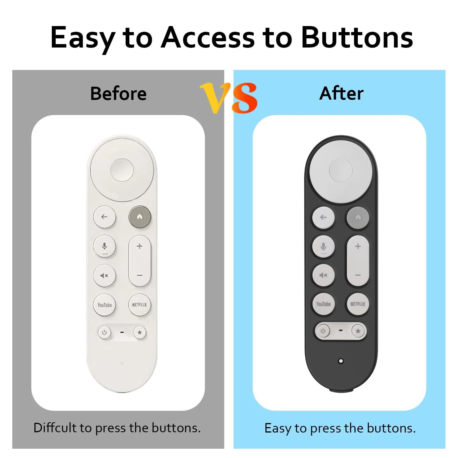 Coque pour tlcommande Google TV Streamer 4K 2024. housse de protection pour tlcommande Google GY3LE. coque en silicone-See below for size descriptions-Blanc image 4 | Rakuten